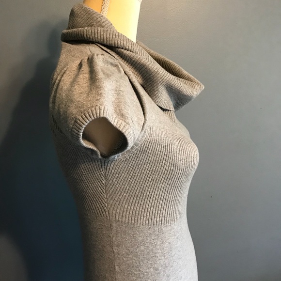 3/$25 Take out sweater dress with cowl neck gray - Picture 3 of 6